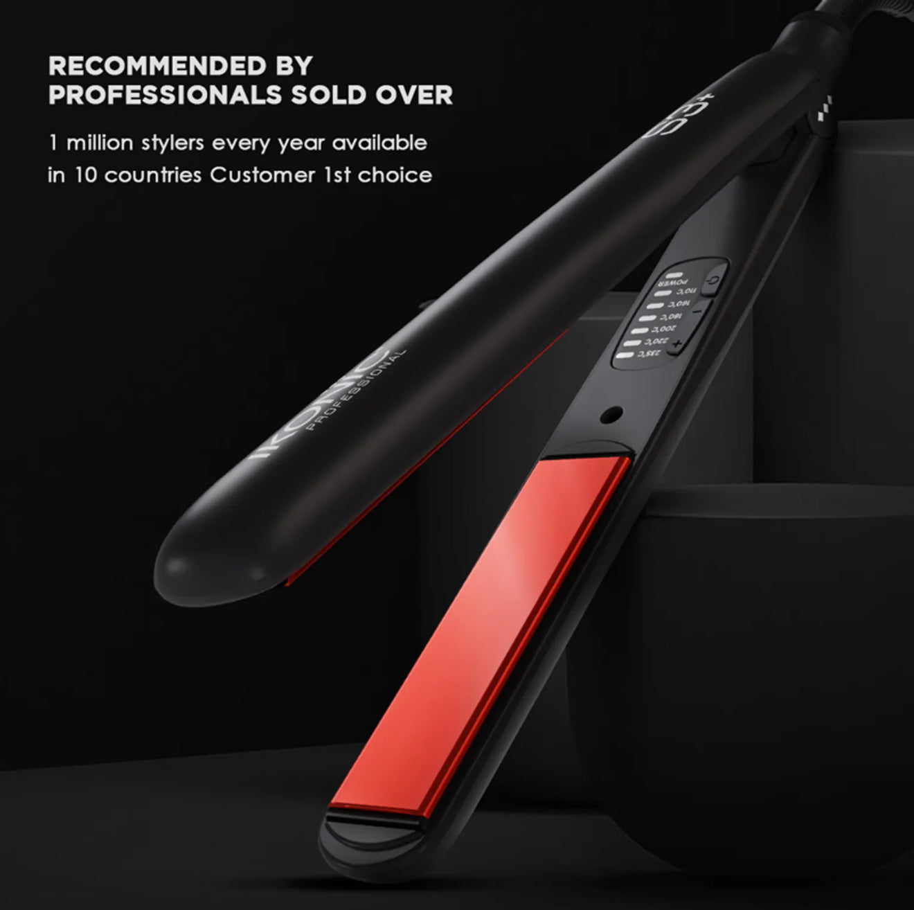 Ikonic Professional S3+ Crimper | 1pc Black