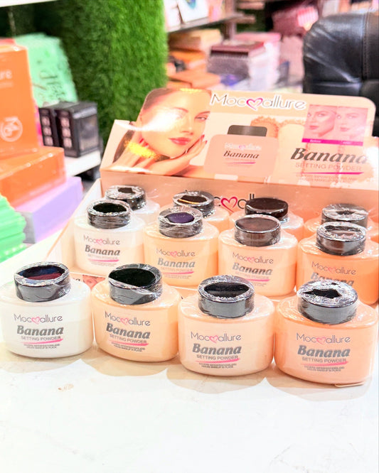 Moccallure Banana Powder 18Gms | Wholesale Pack 12pcs | Hot Seller | 4 Shades