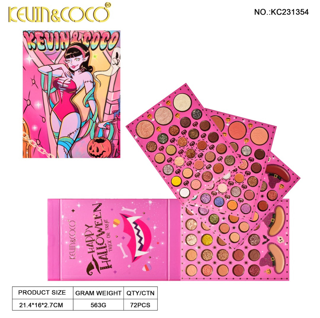 Kevin&Coco 110 Color Eyeshadow Pallete😍