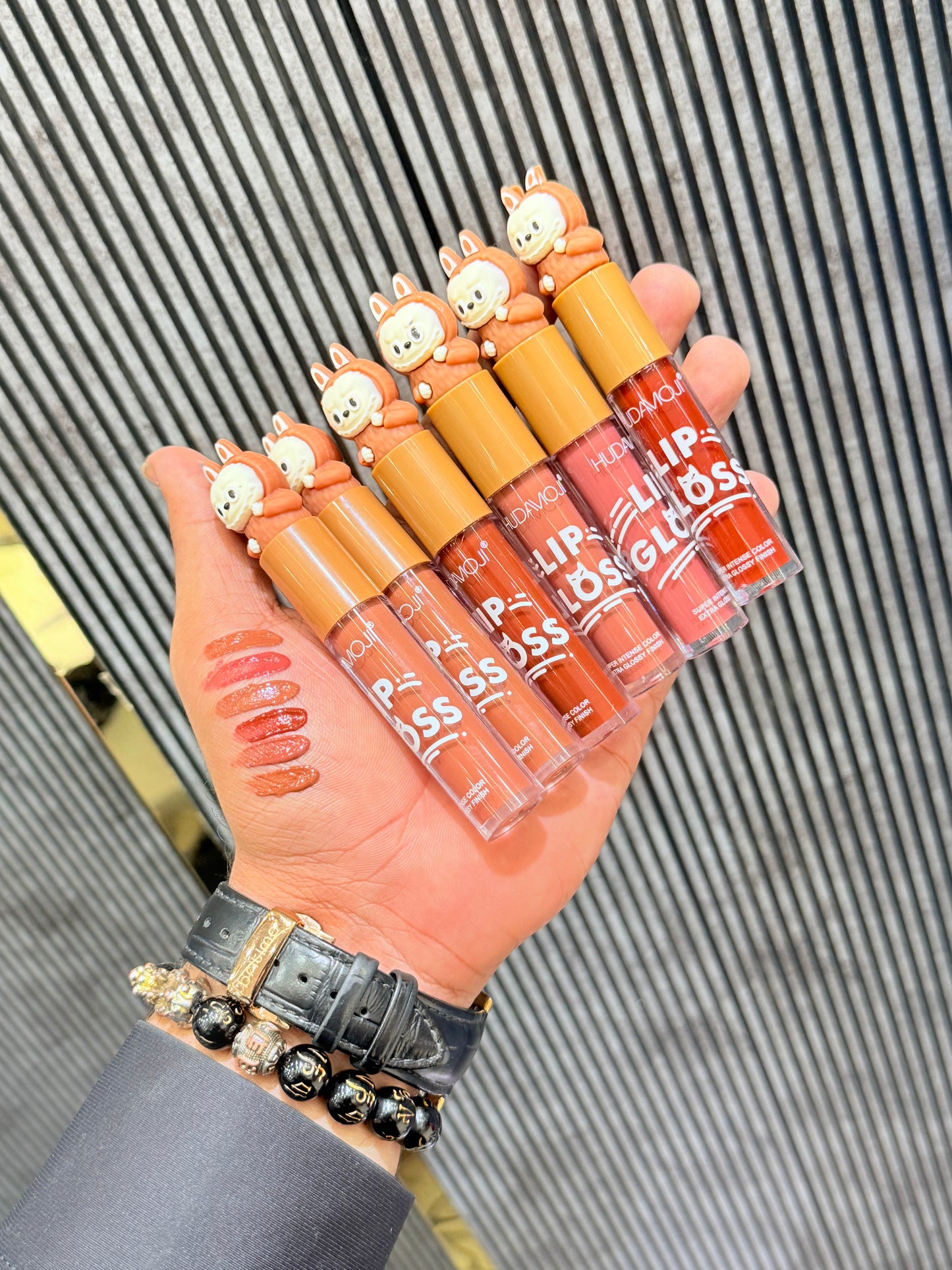 Labubu LipGlosses - Nudes And Browns 6pcs