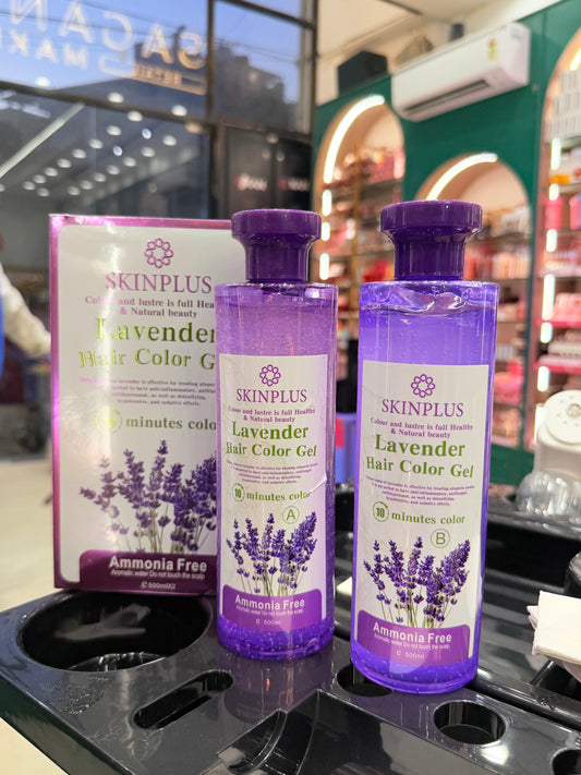 NEW SKINPLUS LAVENDER HAIR COLOR - NATURAL BLACK - DIES YOUR HAIR AND BEARD NOT YOUR SCALP - ROUGH AUR FRIZZY HAIR KE LIYE BEST