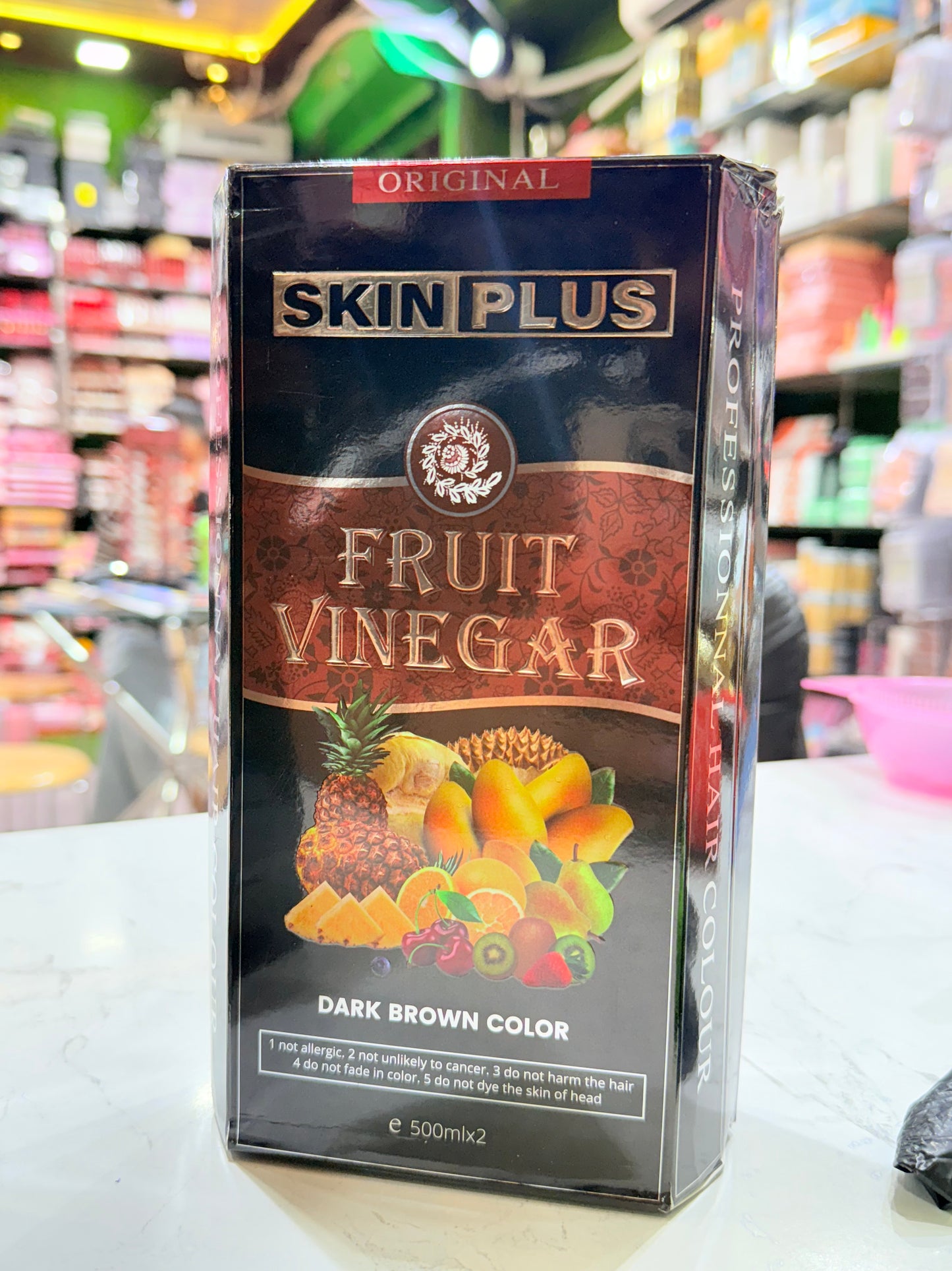 NEW SKINPLUS GEL HAIR COLOR - Fruit Vinegar HAIR AND BEARD COLOR - DO NOT TOUCHES THE SCALP
