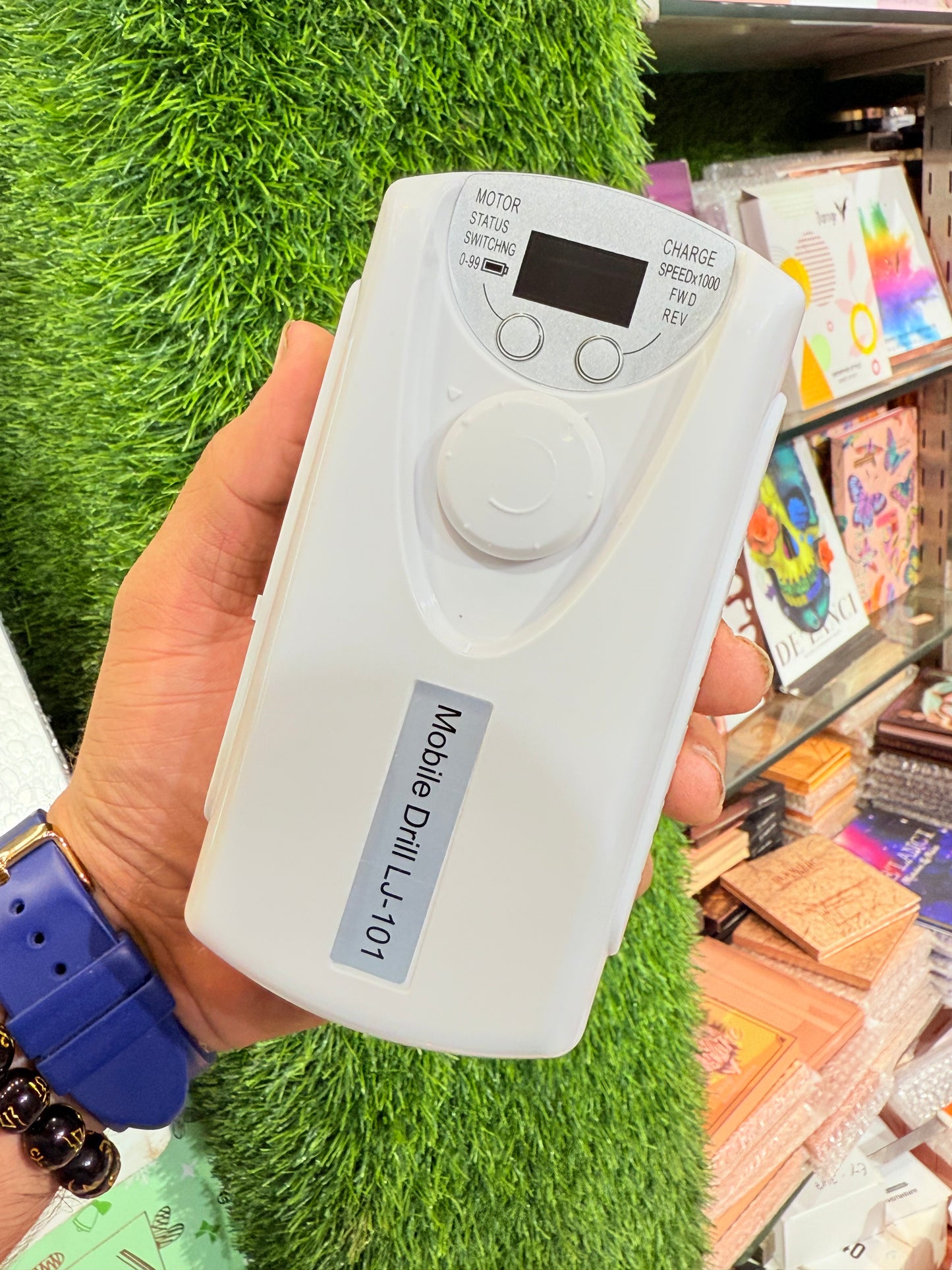 Nail Drill Machine | 30000 RPM SPEED | 2000 MAH Battery | Only White Color
