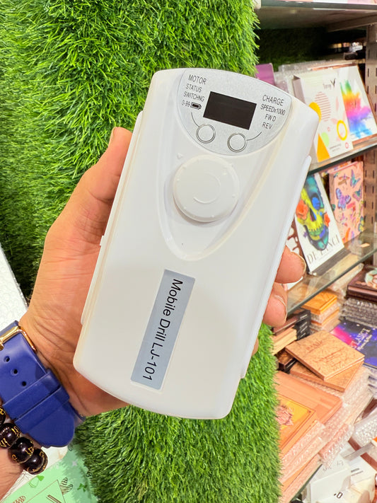 Nail Drill Machine | 30000 RPM SPEED | 2000 MAH Battery | Only White Color