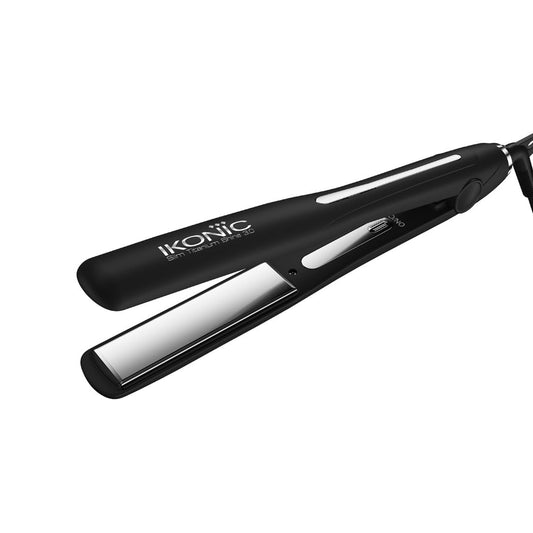 Ikonic Slim Titanium Shine 3.0 Hair Straightener, Black| Dual Titanium Plates| Advanced Heat Technology
