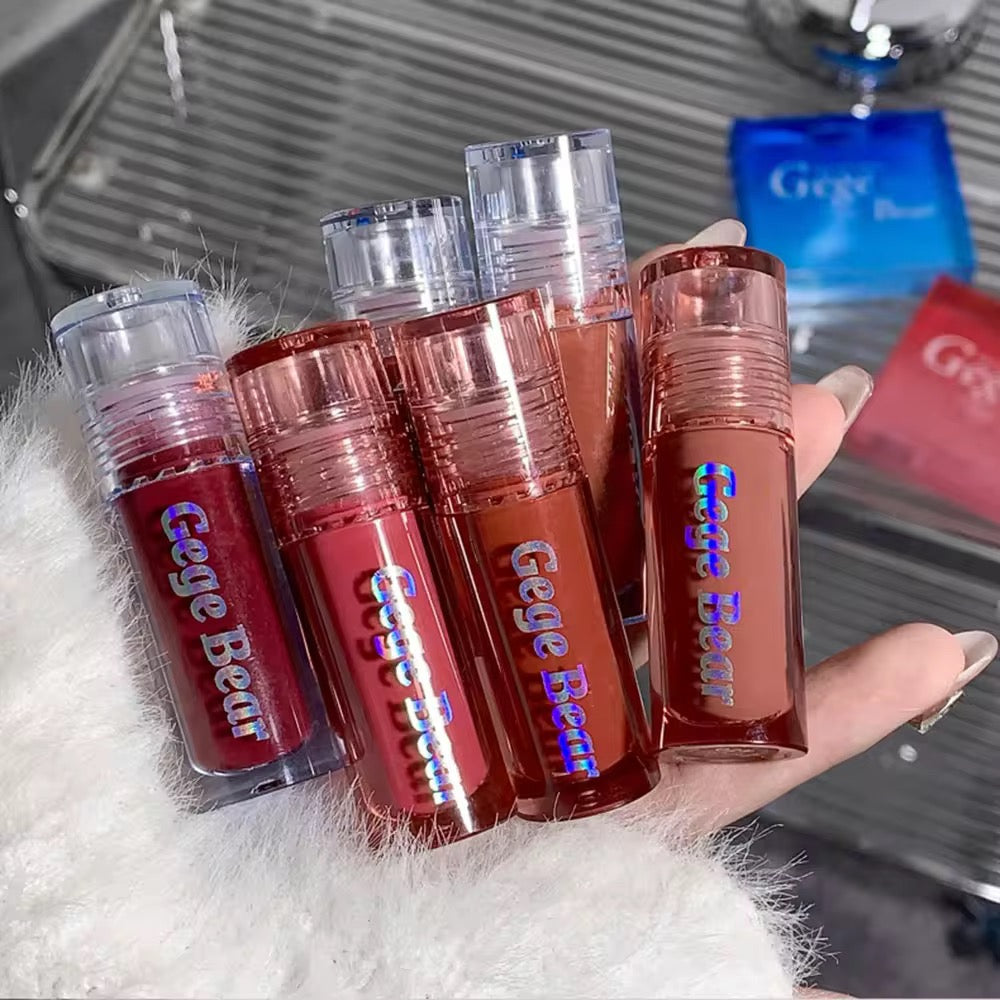 GegeBear Dazzle Lip Glaze Set of 3 - Blue (Glass like lips π)