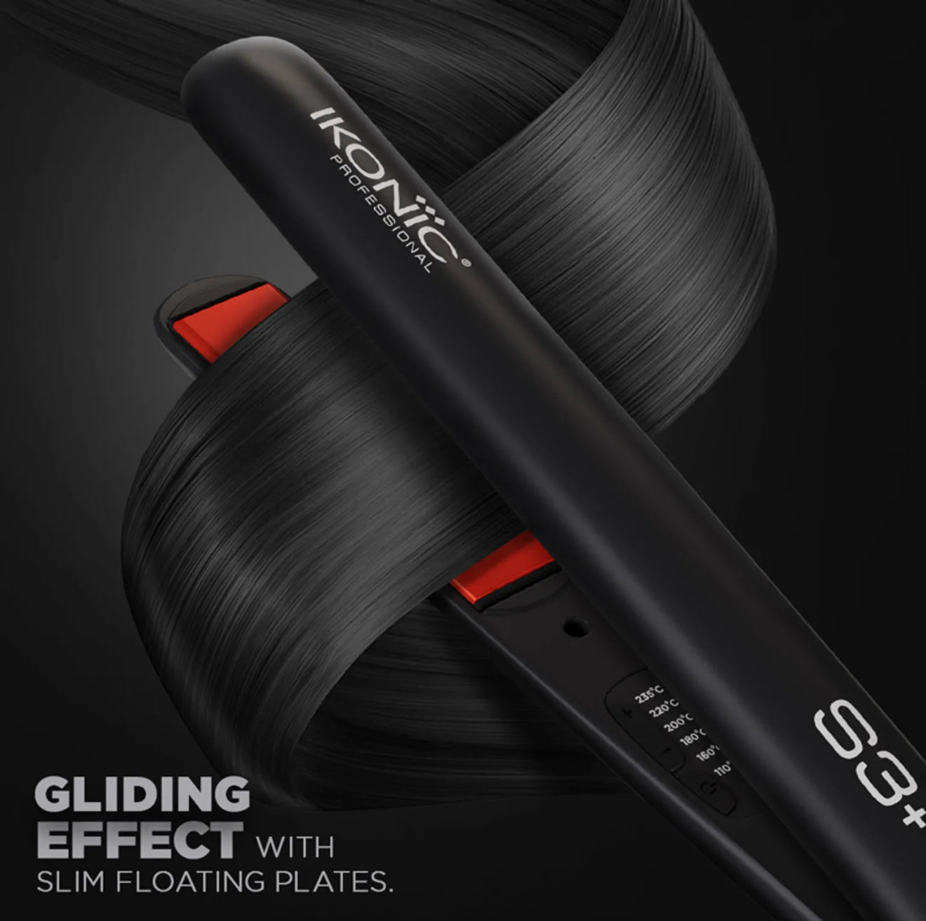 Ikonic Professional S3+ Crimper | 1pc Black