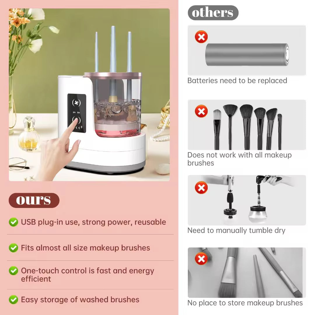 Premium Brush Cleaner + Dryer