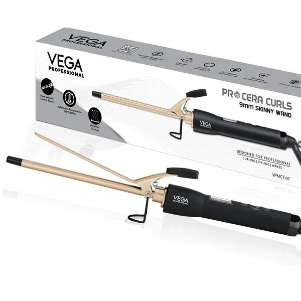 VEGA PROFESSIONAL Pro Cera Curls 22mm Barrel Hair Curler - VPMCT-03