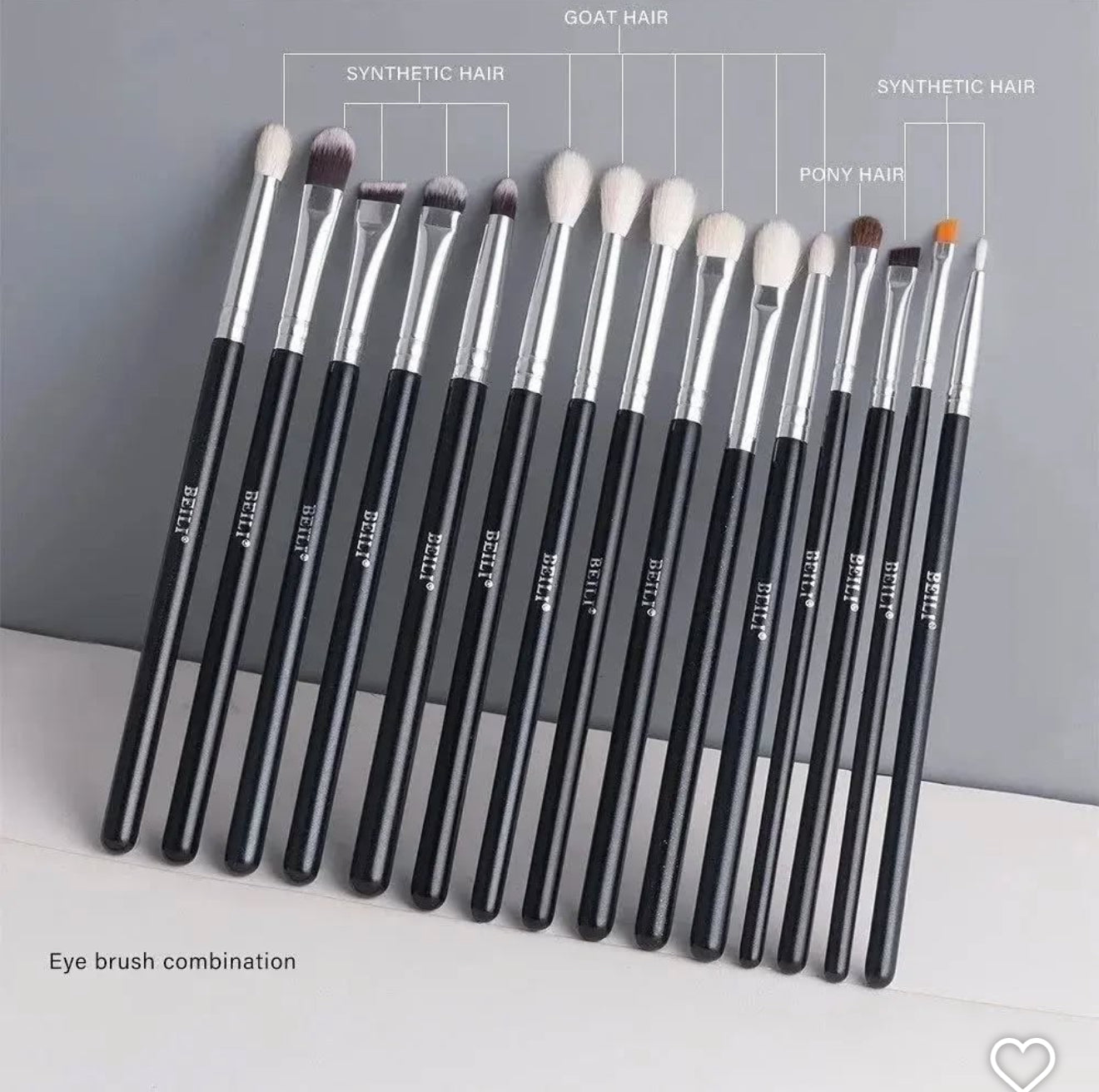 BEILI 15PCS - EYE BRUSHES