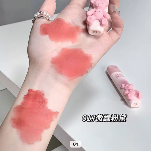 GegeBear Kawaii Teddy LipGlaze | Velvet Mud Matte