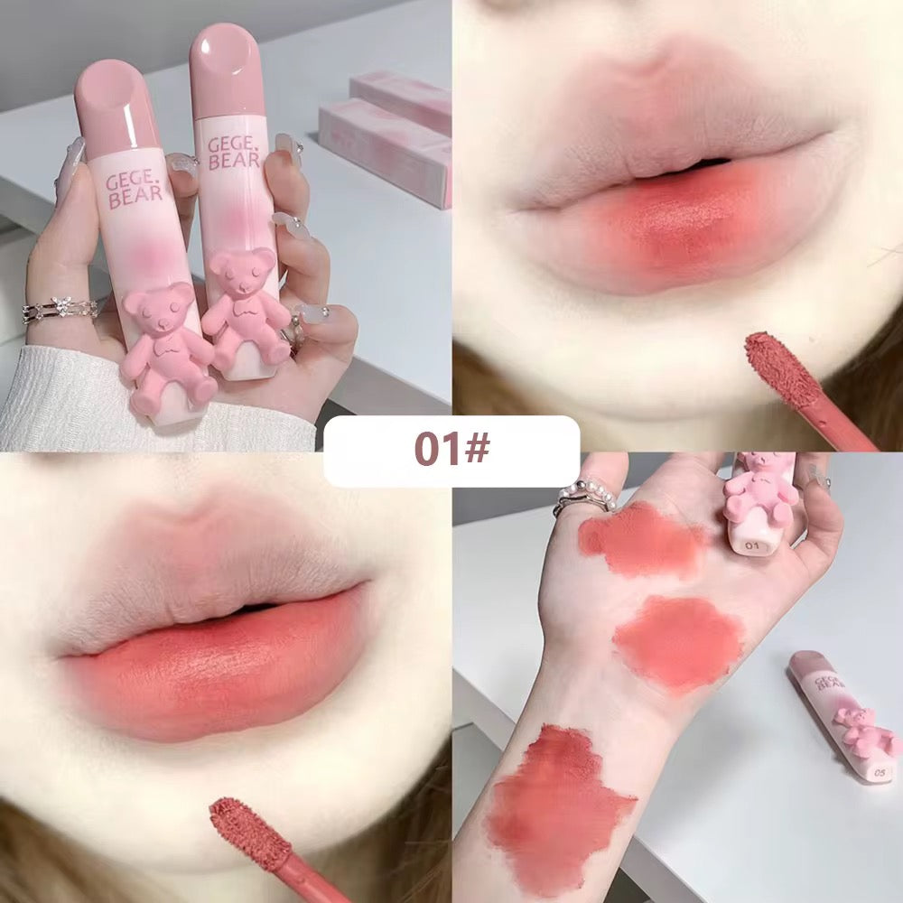 Gegebear Teddy Matte Mud Lip Glaze | Wholesale Pack
