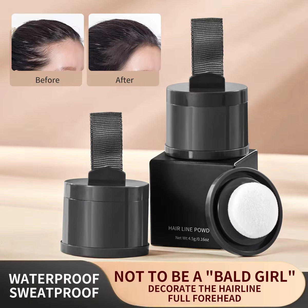 Black Hair Touchup Professional - Hairline