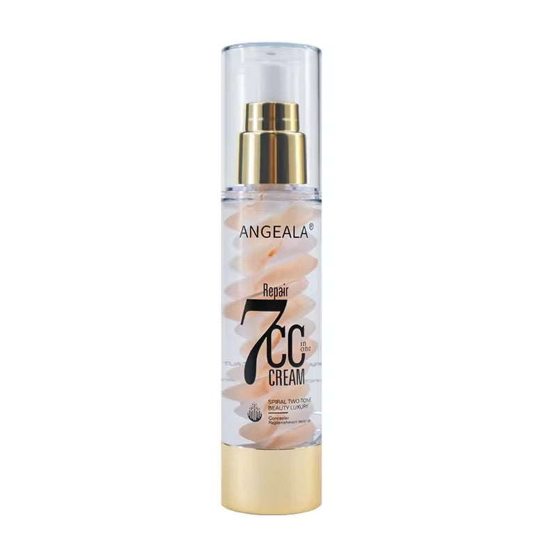 Angeala Repair 7-in-1 Korean CC Cream | Spiral Two-Tone Moisturizing Makeup