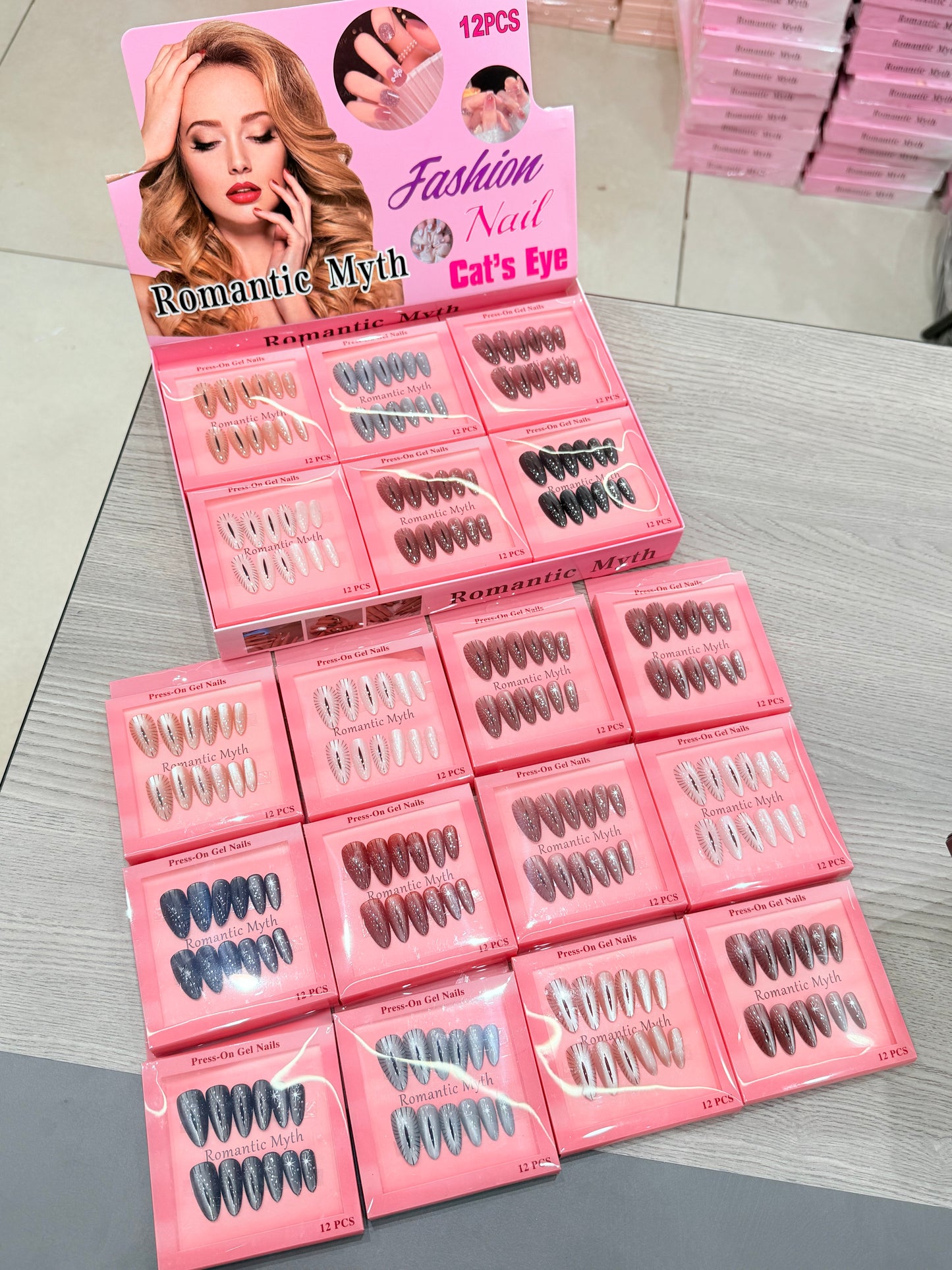 New Cat Eye Nailss Wholesale Pack 12pcs