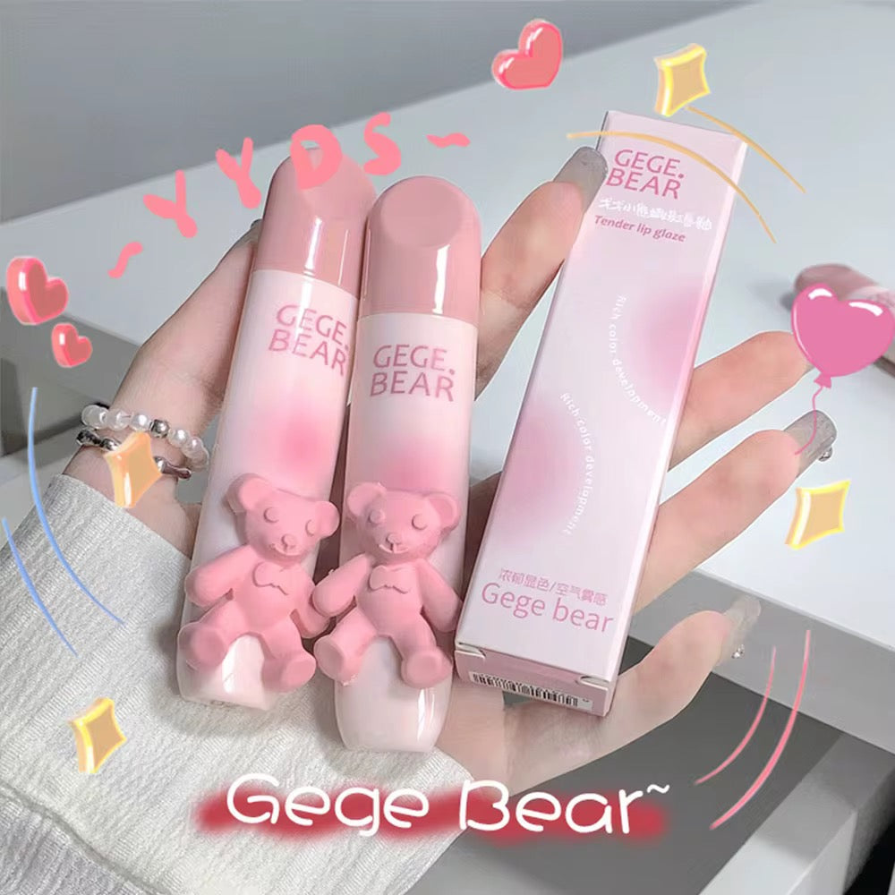 Gegebear Teddy Matte Mud Lip Glaze | Wholesale Pack