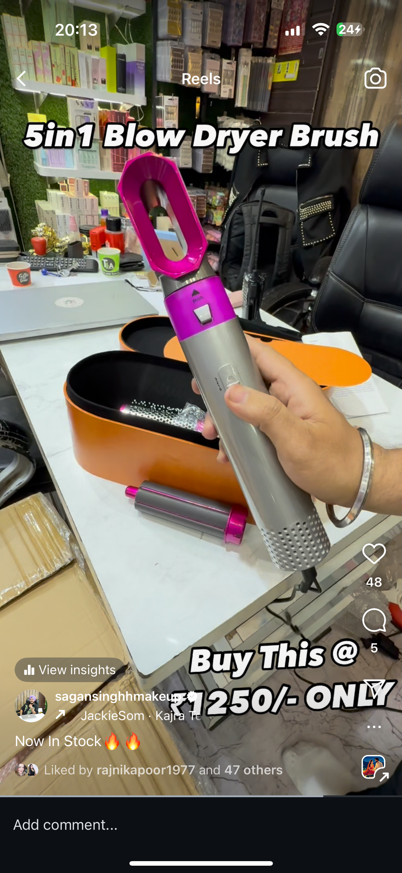 Viral 5in1 Blow Dryer Brush- KARWA SPECIAL DELIVERY 6-9 DAYS