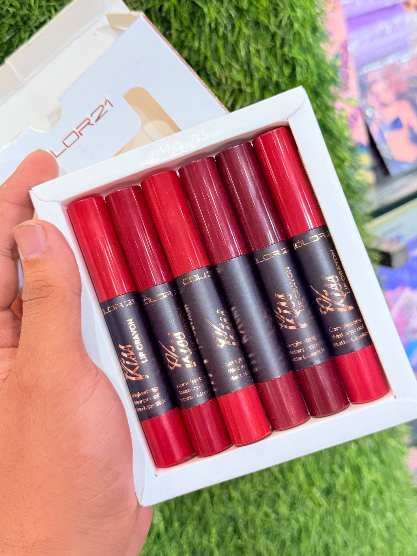 Color 21 - Daily Wear 6pcs LipCrayons