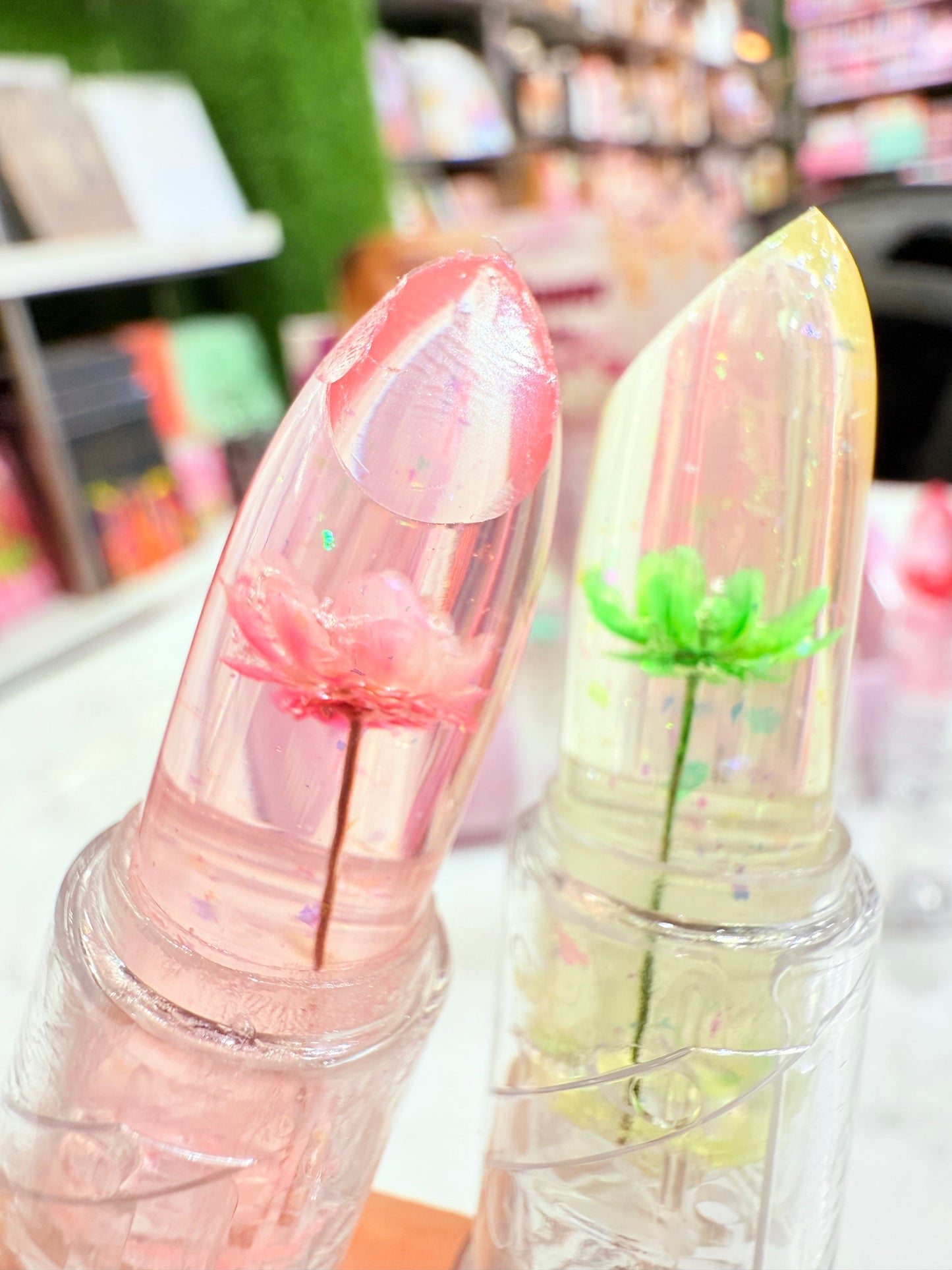 Flower Jelly Lipsticks | Wholesale Pack 24pcs | Magic Pink | Kawaii