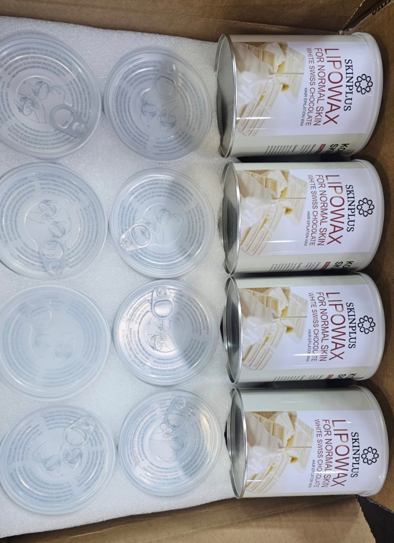 Skinplus LipoWax White Swiss Chocolate - For Normal Skin - NO REDNESS | NO BUMPS | NO IRRITATION - 800gms