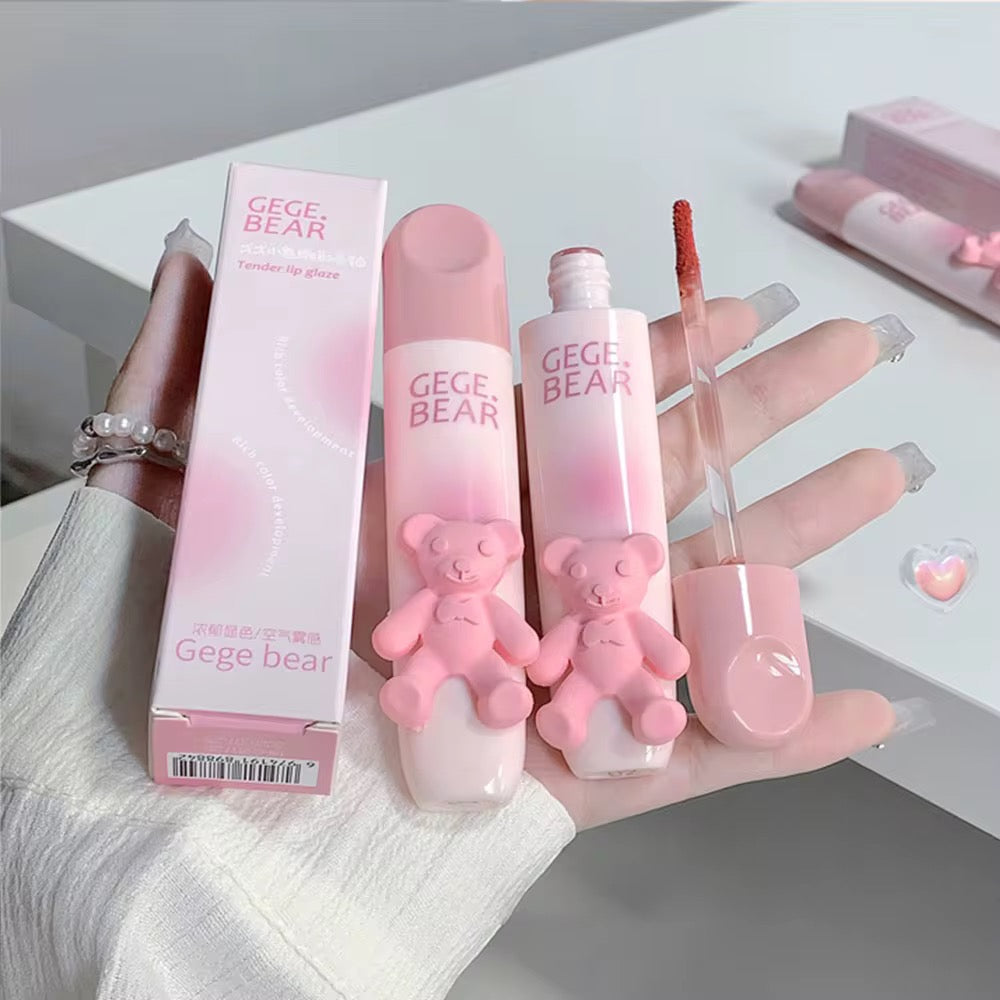 GegeBear Kawaii Teddy LipGlaze | Velvet Mud Matte