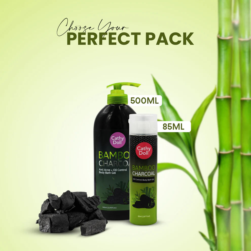Cathy Doll Bamboo Charcoal Anti Acne + Oil Control Body Bath Gel