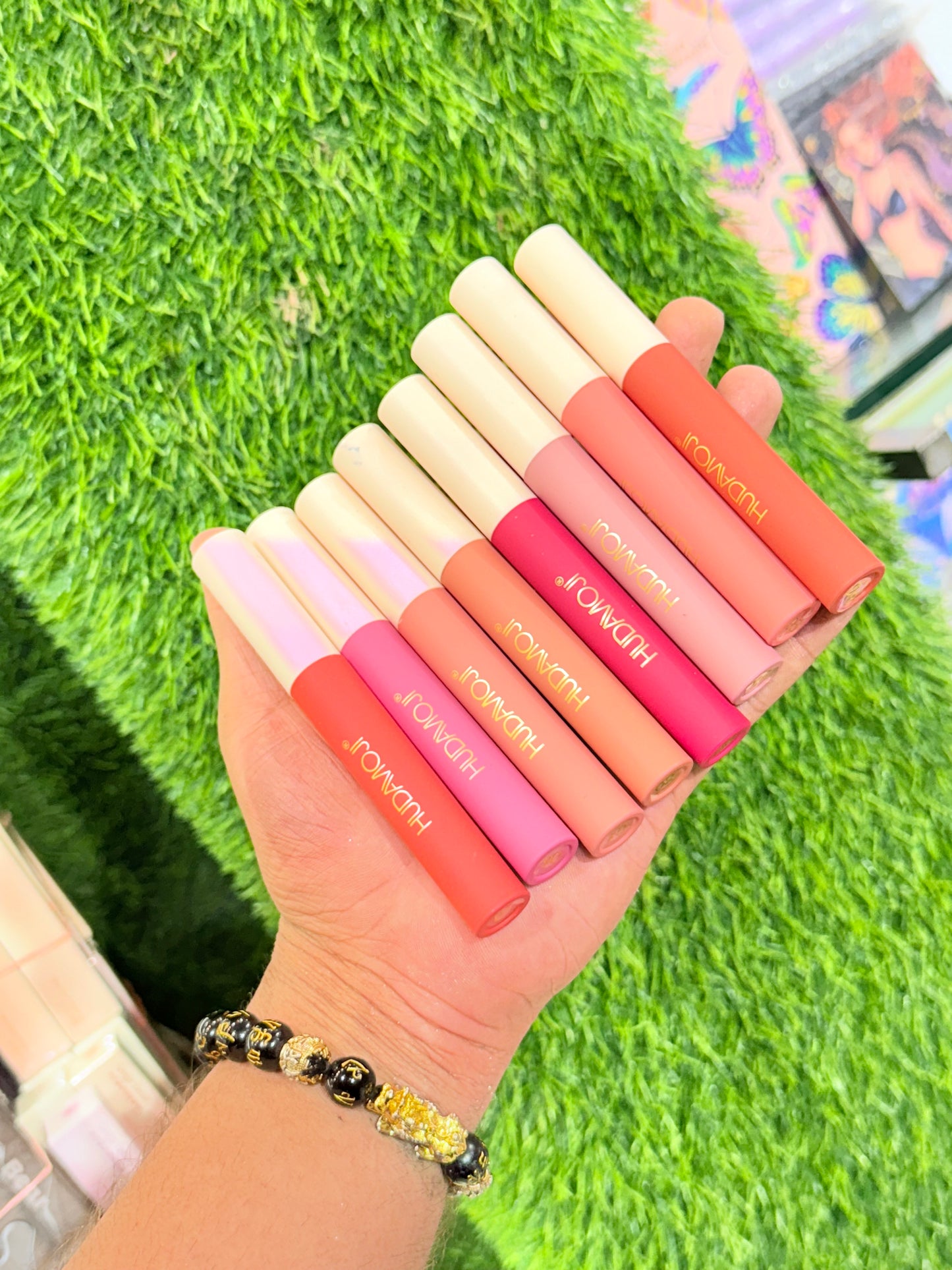 Hudamoji Pro Velvet Matte Lipsticks LipVault 12pcs - STOCK CLEARANCE