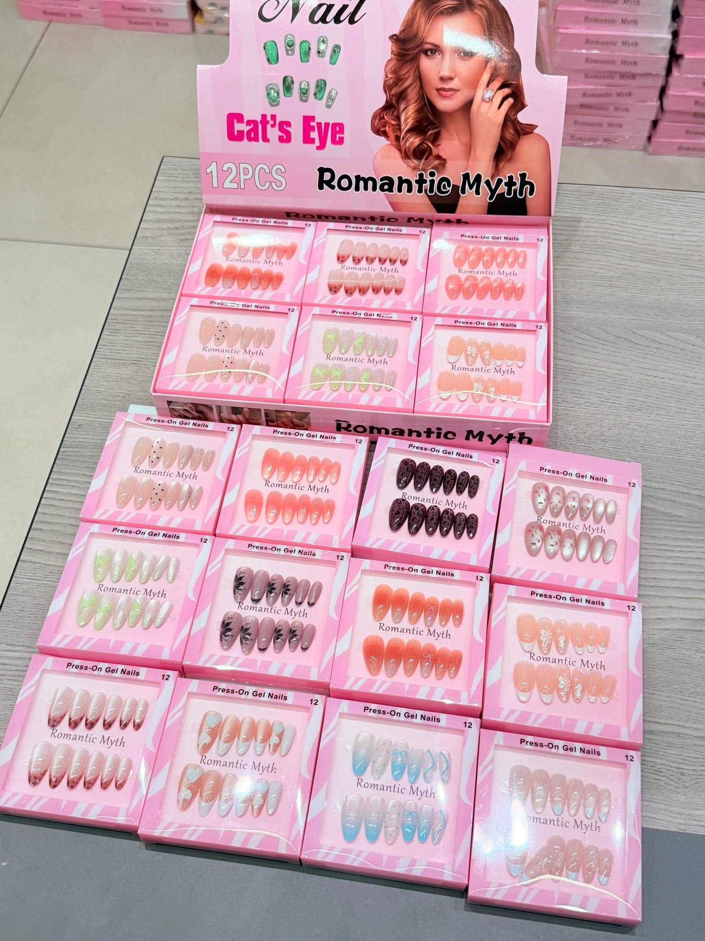 New Catt Eye Nailss Wholesale Pack 12pcs