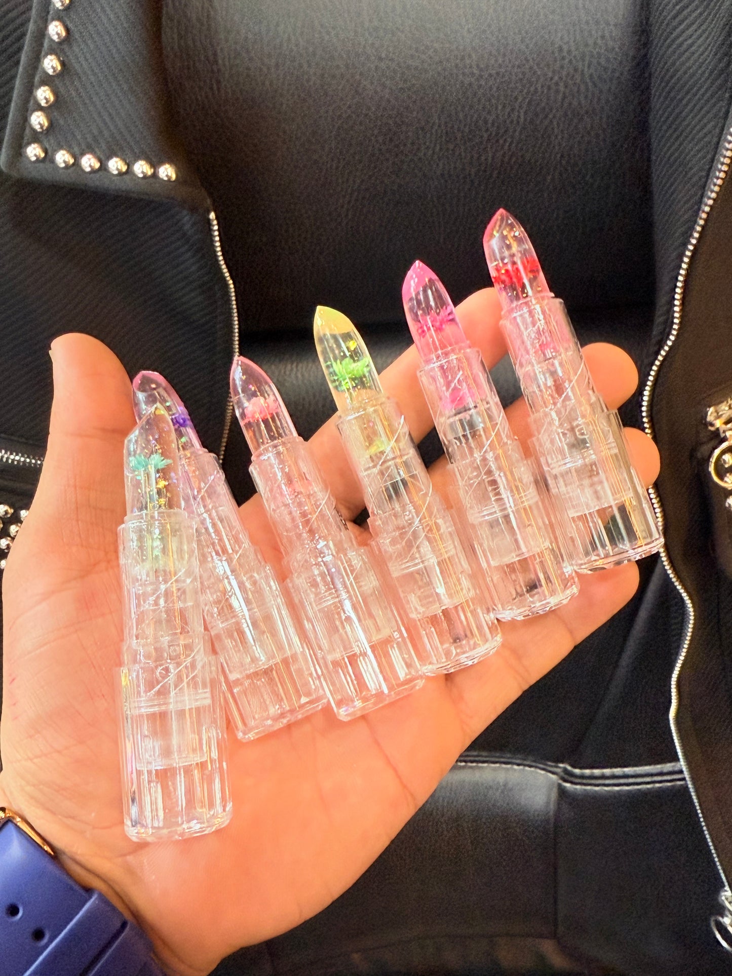 Flower Jelly Lipsticks | Wholesale Pack 24pcs | Magic Pink | Kawaii