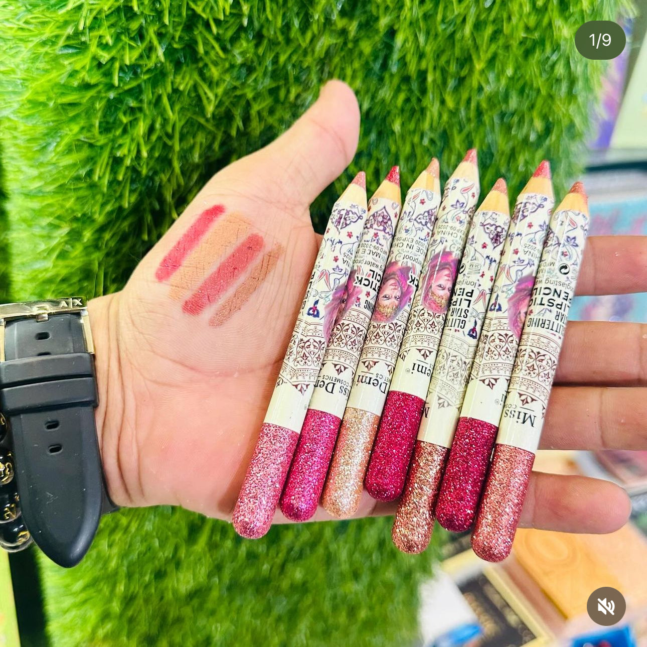MULTIPURPOSE GLITTER PENCILS (EYES 👁️AND LIPS 🫦)