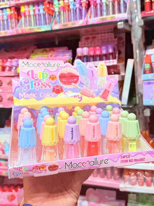Mocaullure Kawaii Glitter Glosses - 24pcs Pack