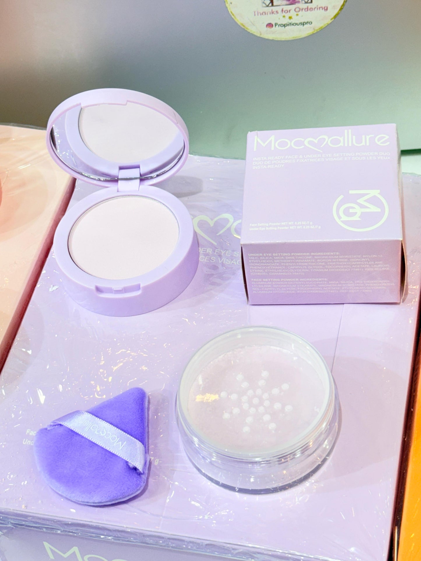 Moccallure 2in1 Compact + Loose Powder