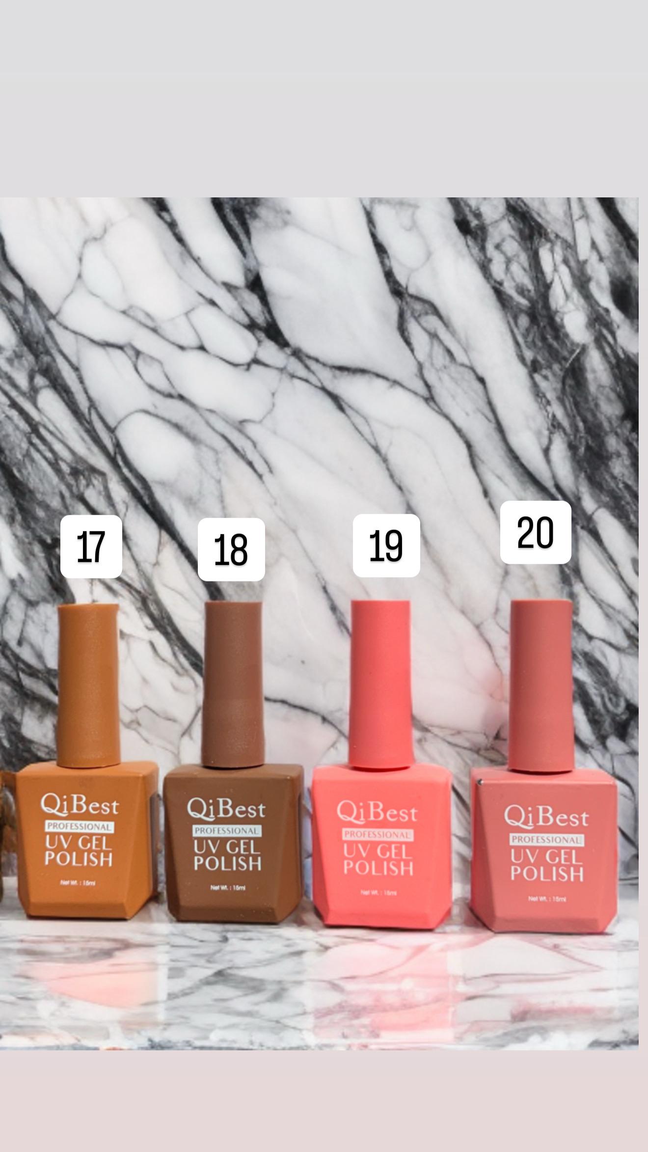 Qi Best UV Gel Nail Paint (Color Coat) 15ml