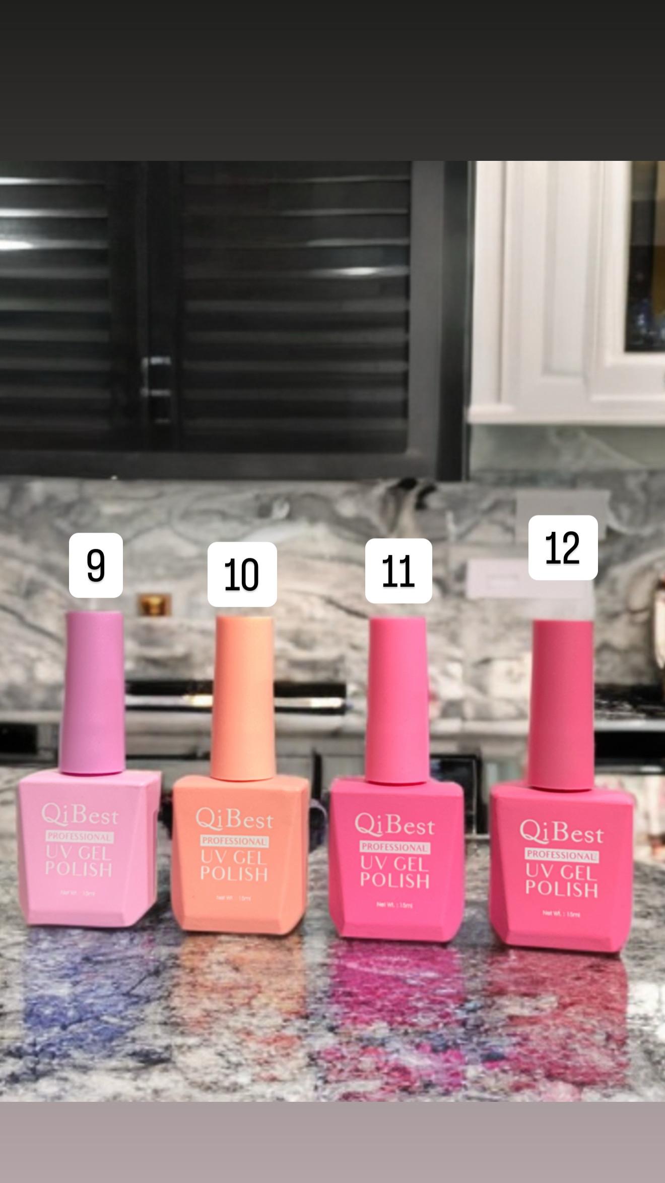 Qi Best UV Gel Nail Paint (Color Coat) 15ml