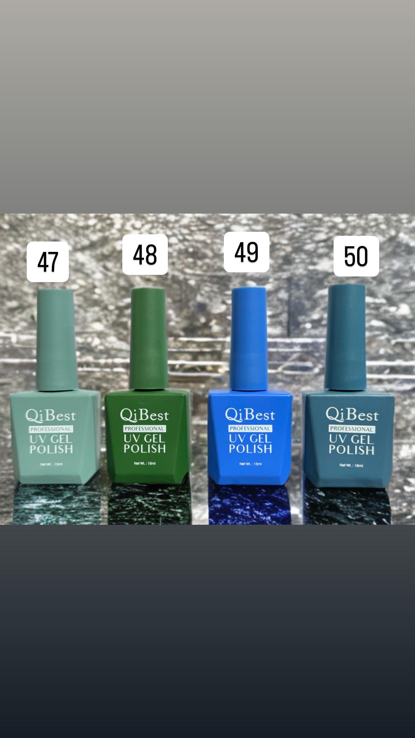 Qi Best UV Gel Nail Paint (Color Coat) 15ml