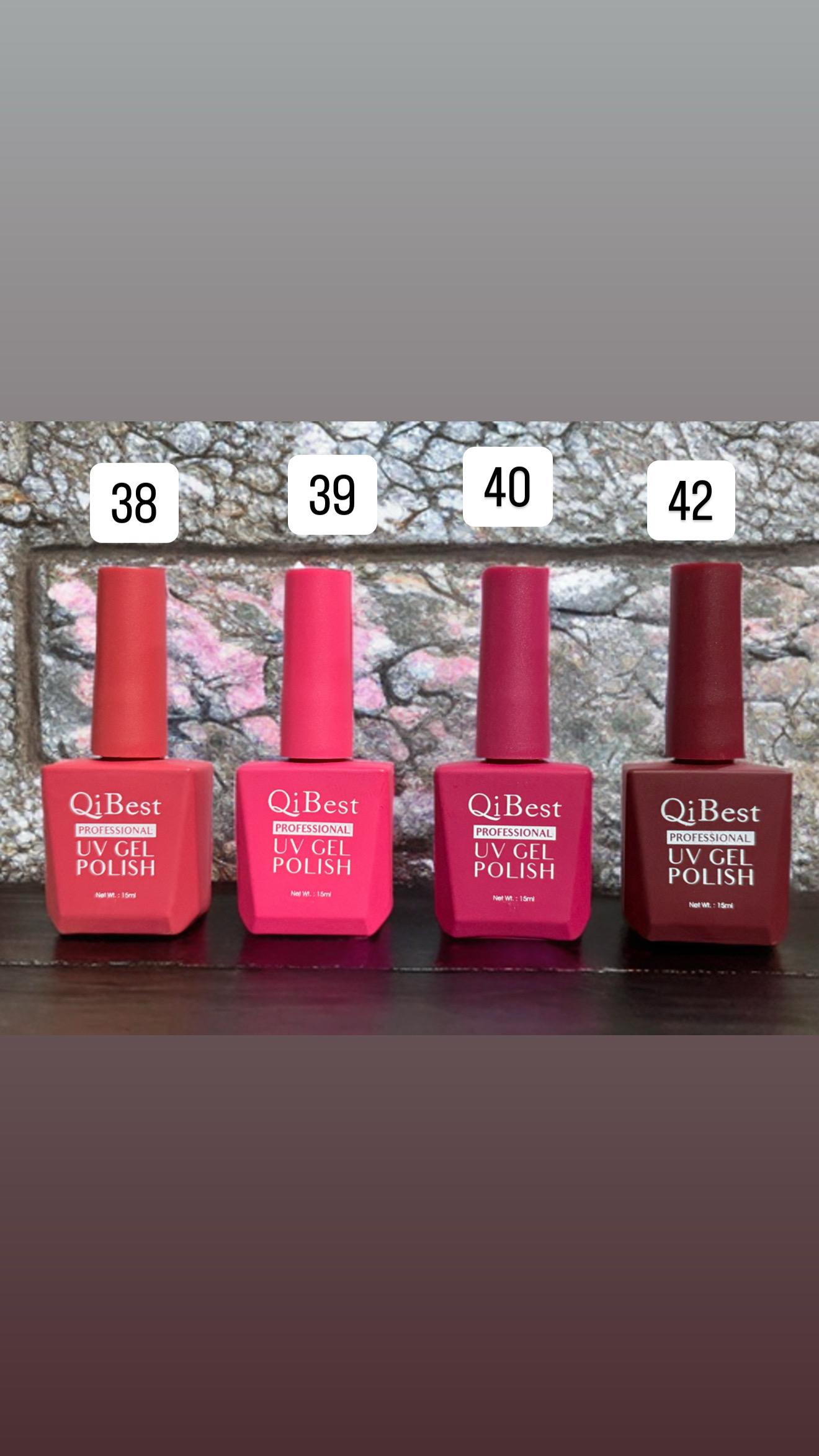 Qi Best UV Gel Nail Paint (Color Coat) 15ml