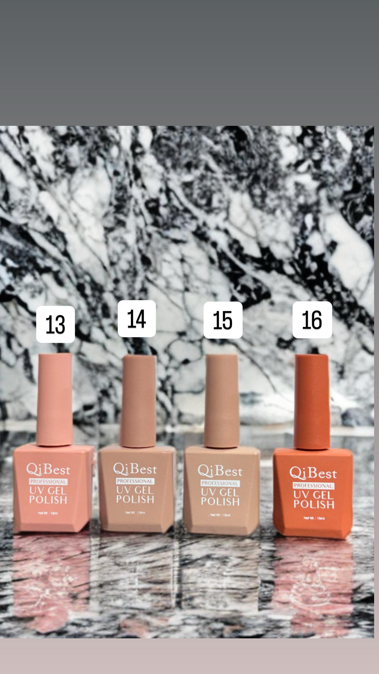 Qi Best UV Gel Nail Paint (Color Coat) 15ml
