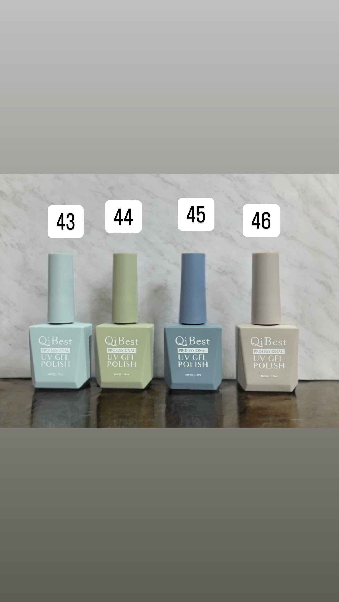 Qi Best UV Gel Nail Paint (Color Coat) 15ml