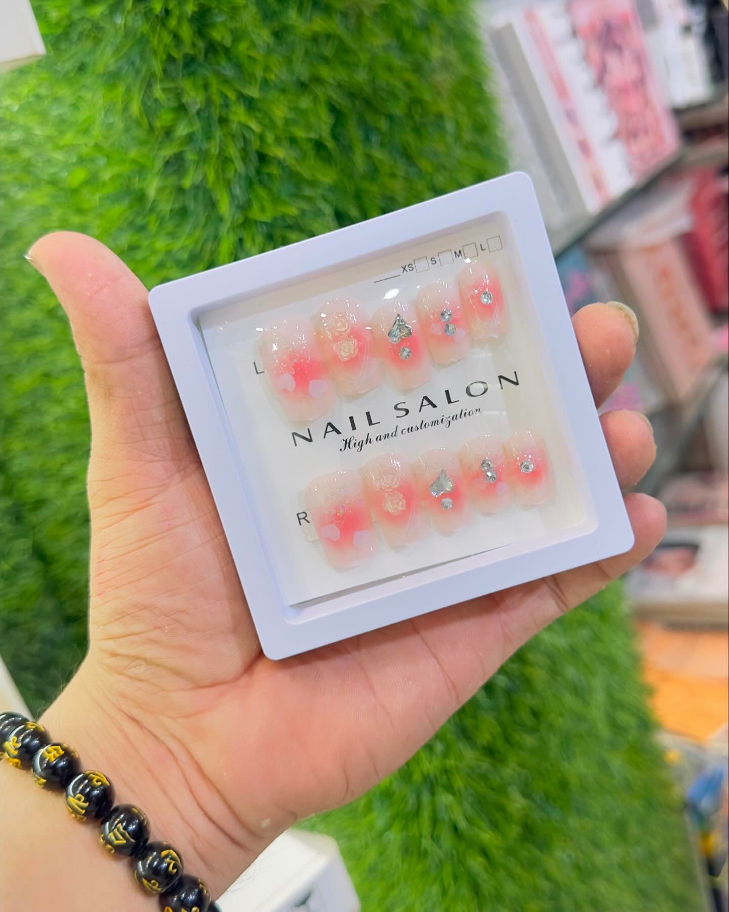 STONE FAKE NAIL (SET OF 12)