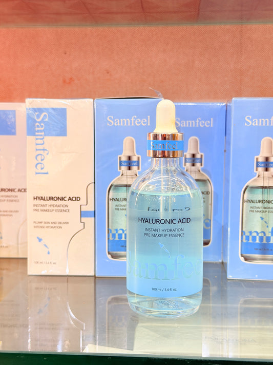 Samfeel Korean Hyaluronic Acid Pre-Makeup Essence ✨ Instant Hydration • Plump Glass Skin • Makeup Booster | 100 ML