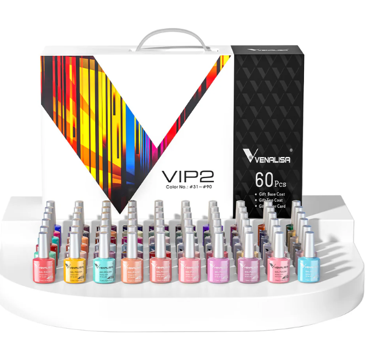 VIP2 Gel Polish Kit 65PCS HEMA Free