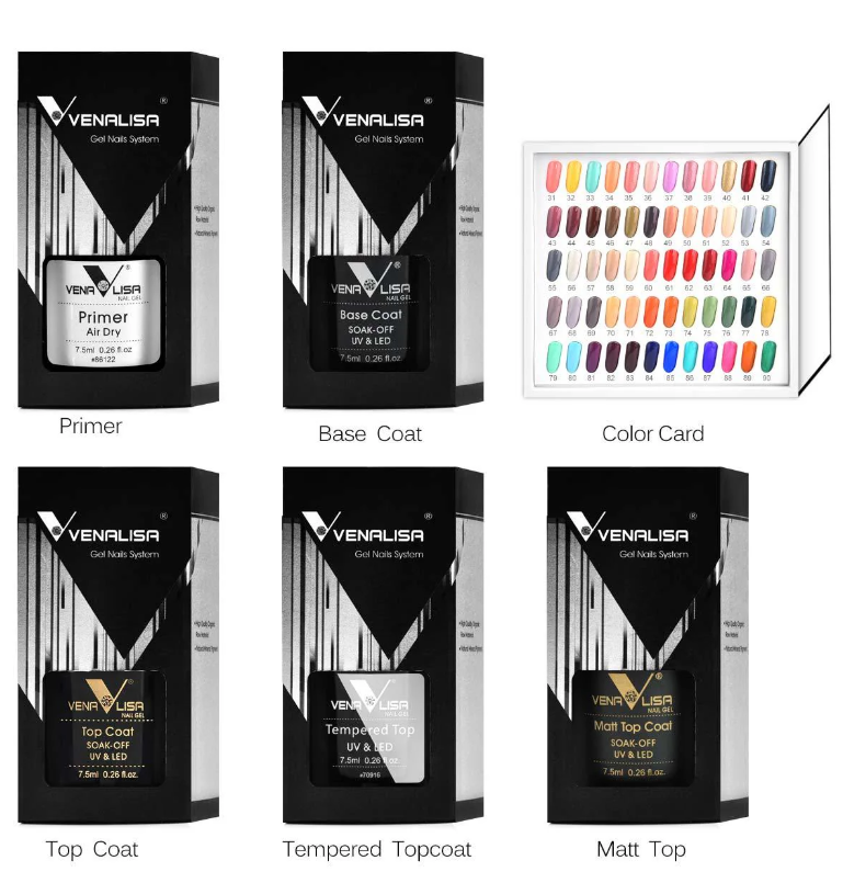 VIP2 Gel Polish Kit 65PCS HEMA Free