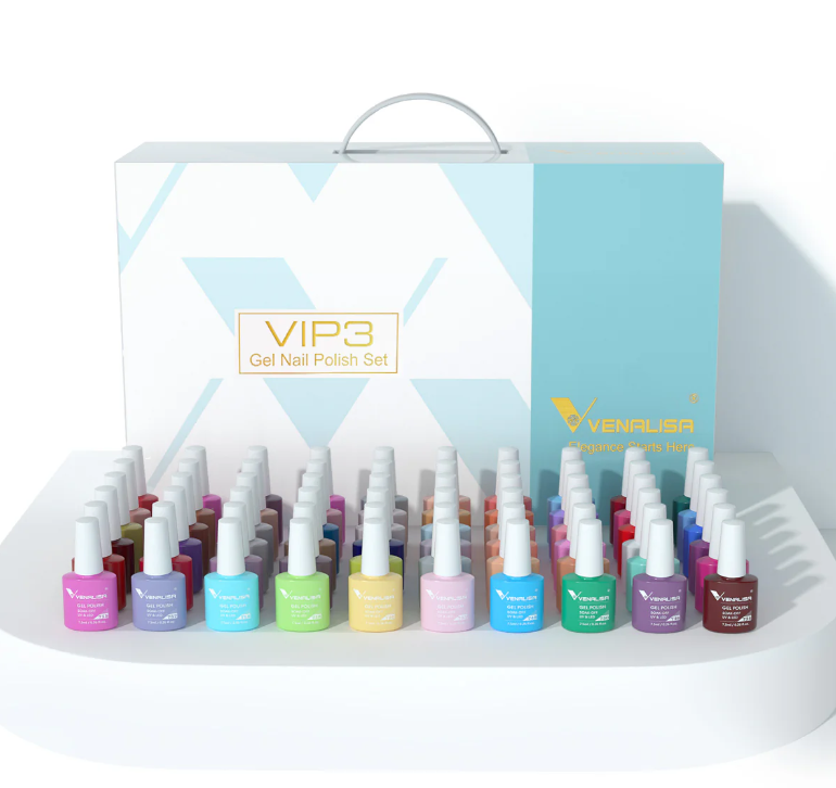 VIP3 Gel Polish Kit 65PCS HEMA Free