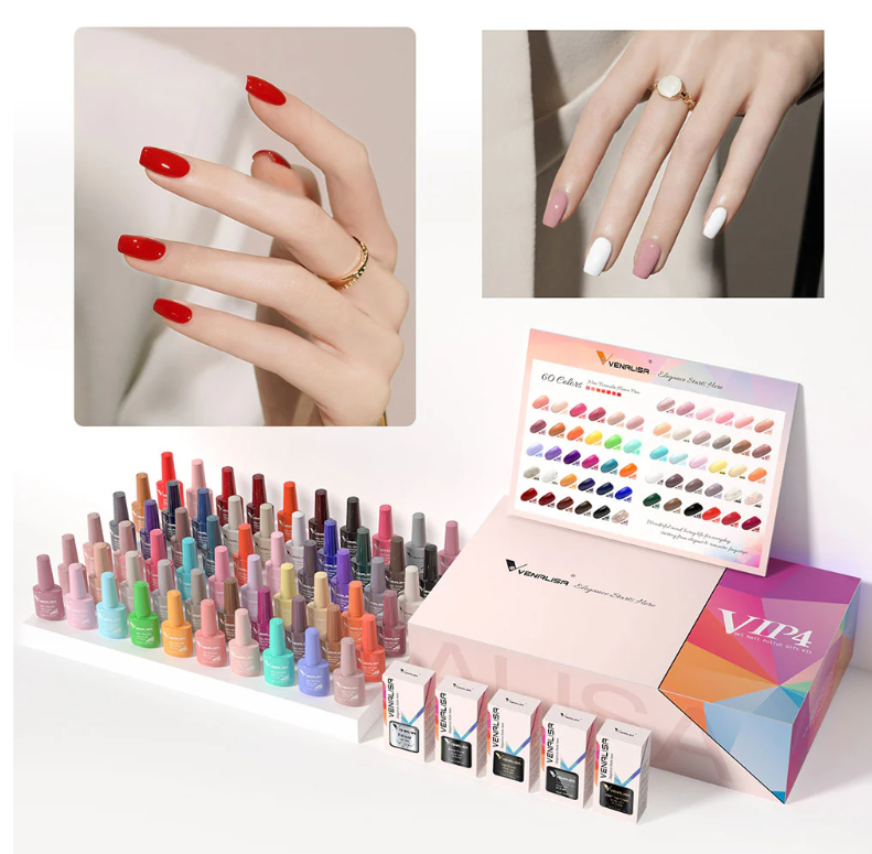 VIP4 Gel Polish Kit 65PCS HEMA Free