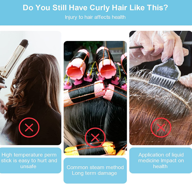 Overnight Heatless Hair Curler - RANDOM COLOR FROM THE VIDEO