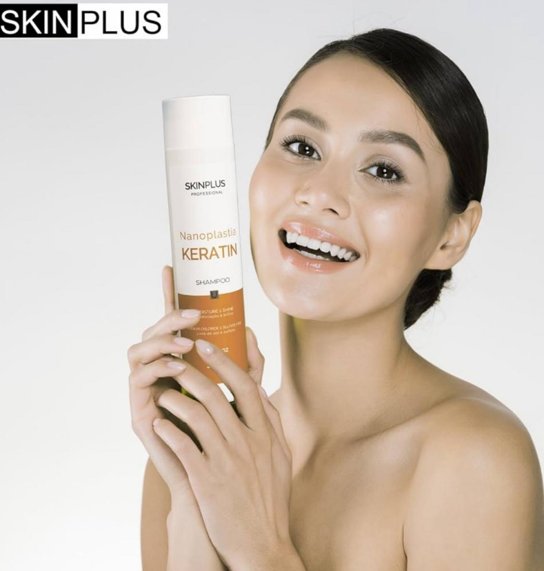 THE BEST SkinPlus Nanoplastia Keratin Shampoo & Conditioner Set (300ml Each)