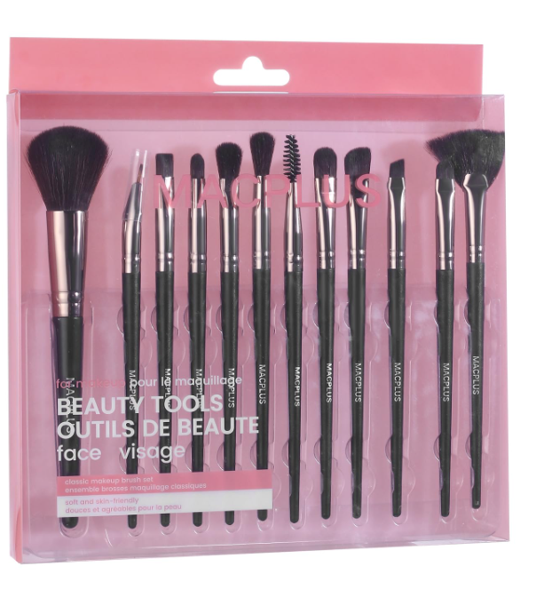 Macplus Brush SET 12PCS – Sagansinghmakeup
