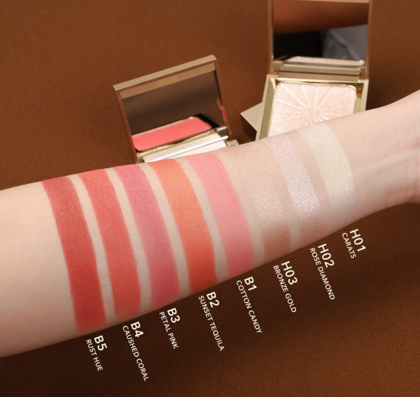 IMAGIC PROfessional RADIANT HIGHLIGHT AND BLUSHER FA130-B01 Cotton Candy