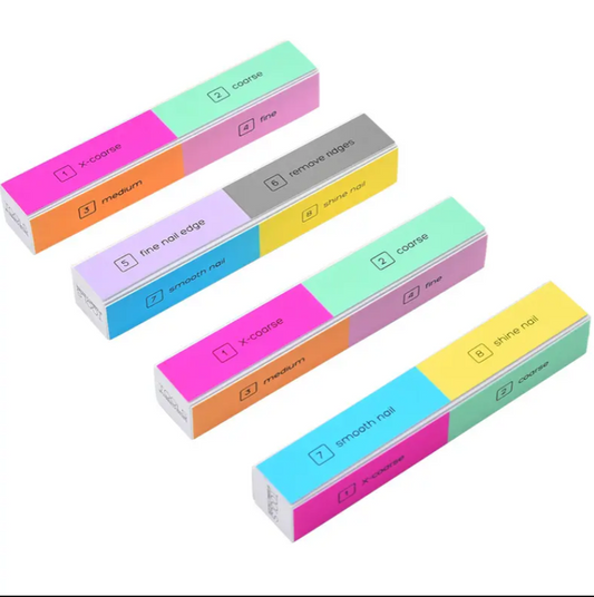 8-Step Nail Buffer Block – Professional Nail Shiner & Smoother
