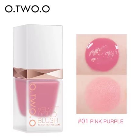 SAGANSINGHMAKEUP O TWO O Velvet Liquid,Face Blusher,Long-lasting Makeup Blush new